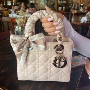 Dior Blush Quilted Mini Bag